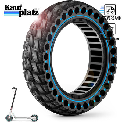 E-Scooter Reifen 10x2,5 Zoll Vollgummi 60/70-6,5 Ersatzreifen Blau für Ninebot