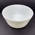 Vintage Hamilton Beach Milk Glass Ribbed Mixing Bowl 30 Large 4 Qt Model H Pyrex