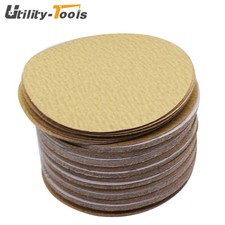 100 6" Sanding Disc NO-Hole Hook Loop Sanding Discs Grit 60-320 Sand Paper