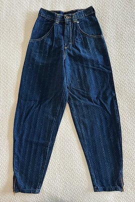 NOS OshKosh Bandana Babes Jeans ~ Size 1 (23x24) ~ Tapered, Zippers at Cuff
