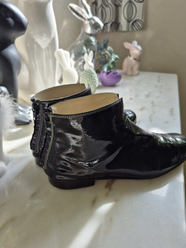 AGL Stiefeletten, 38,5, Schwarzes Lackleder Edel NP 299€ - Bild 3 von 7