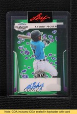 2023 Leaf Metal Diamond Wonders 1/1 Antony Peguero #DW-AP1 Auto READ 9hx