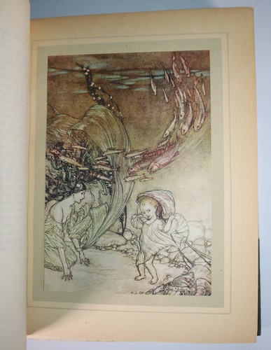 1909 UNDINE Illustrated by Arthur RACKHAM Fine Binding FOUQUE 1st Ed 15 Plates - 第 17/22 張圖片