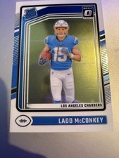 2024 Donruss Optic Ladd McConkey Base Los Angeles Chargers #266 Rookie