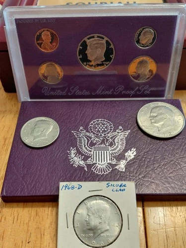 US Mint Silver JFK , JFK Mint Proof Set , IKE Big Dollar, Clad JFK and More Coin