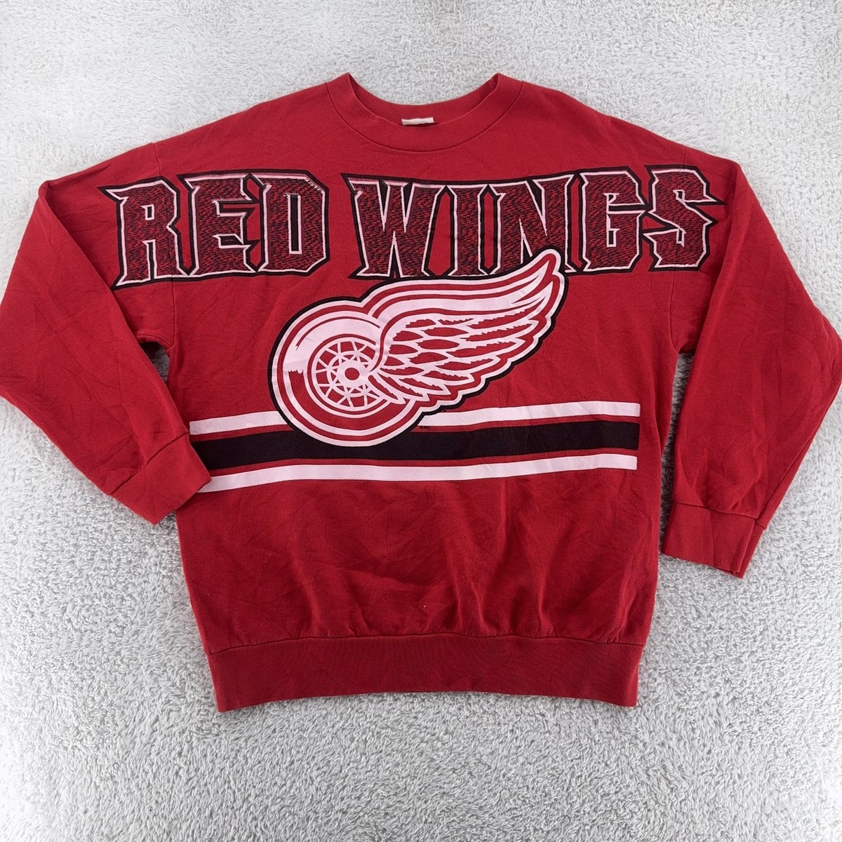 90s 製 CCM NHL ロゴスウェット \"RED WINGS\" 楽天市場】古着 90~00'S CCM NHL DETROIT RED WINGS デトロイト