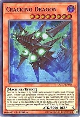 Yugioh - Cracking Dragon (Super Rare) (Unlimited) - COTD-EN014 (P)