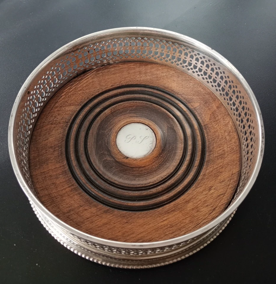 1993 - Solid Silver - Champagne Bottle Coaster - London 1993 - Image 3 of 4