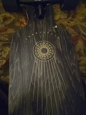 LANDYACHTZ BATTLE AXE 38” DROP THROUGH LONGBOARD Space Rock Skate Skateboard 