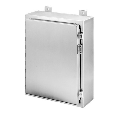  Hoffman A24H2408SS6LP Hinge Enclosure Box 24 X 24 X 8 STAINLESS STEEL SS 
