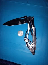 Stainless Steel Pocket Knife modern Design Artistic Spring Action Foldable