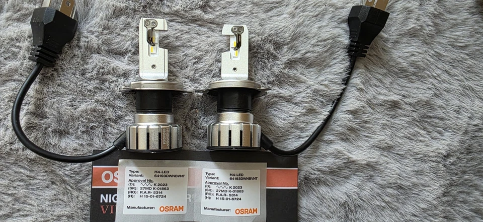 2x OSRAM H4 NIGHT BREAKER LED VINTAGE Warmweiß Gelb 3000K Straßenzulassung - Bild 2 von 4