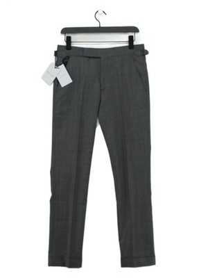 Paul Smith Herren Anzughose W 30 in Grau 100% Wolle Anzughose Neu mit Etikett