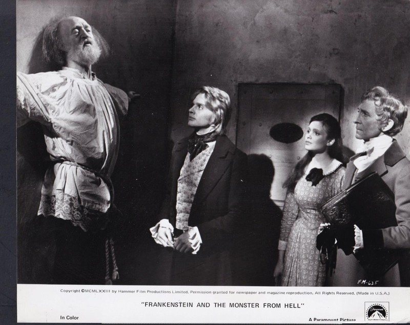 Peter Cushing M Smith S Briant FRANKENSTEIN & THE MONSTER FROM HELL 74photo49696