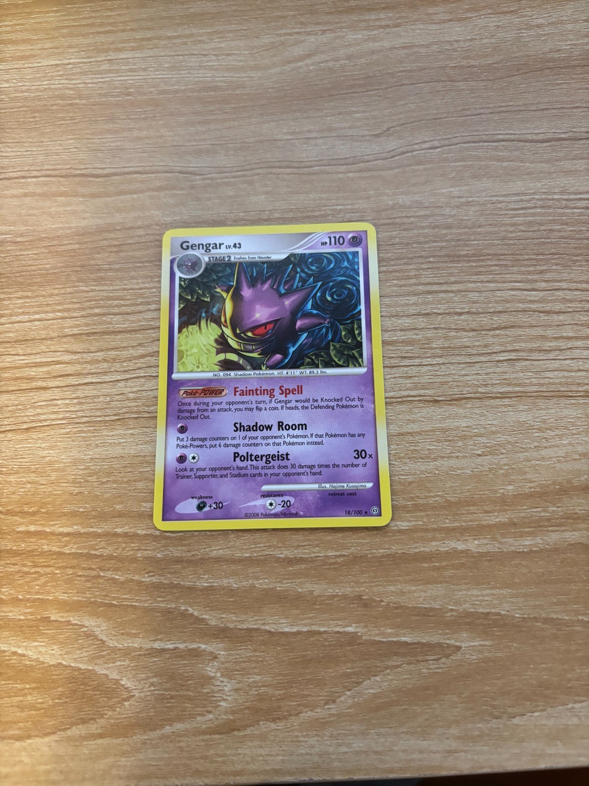 Gengar 18/100 Near Mint Stormfront Regular Vintage Rare Card