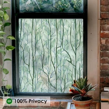 Window Film Privacy with Installation Tools, Decorative Stained Glass Window ...
