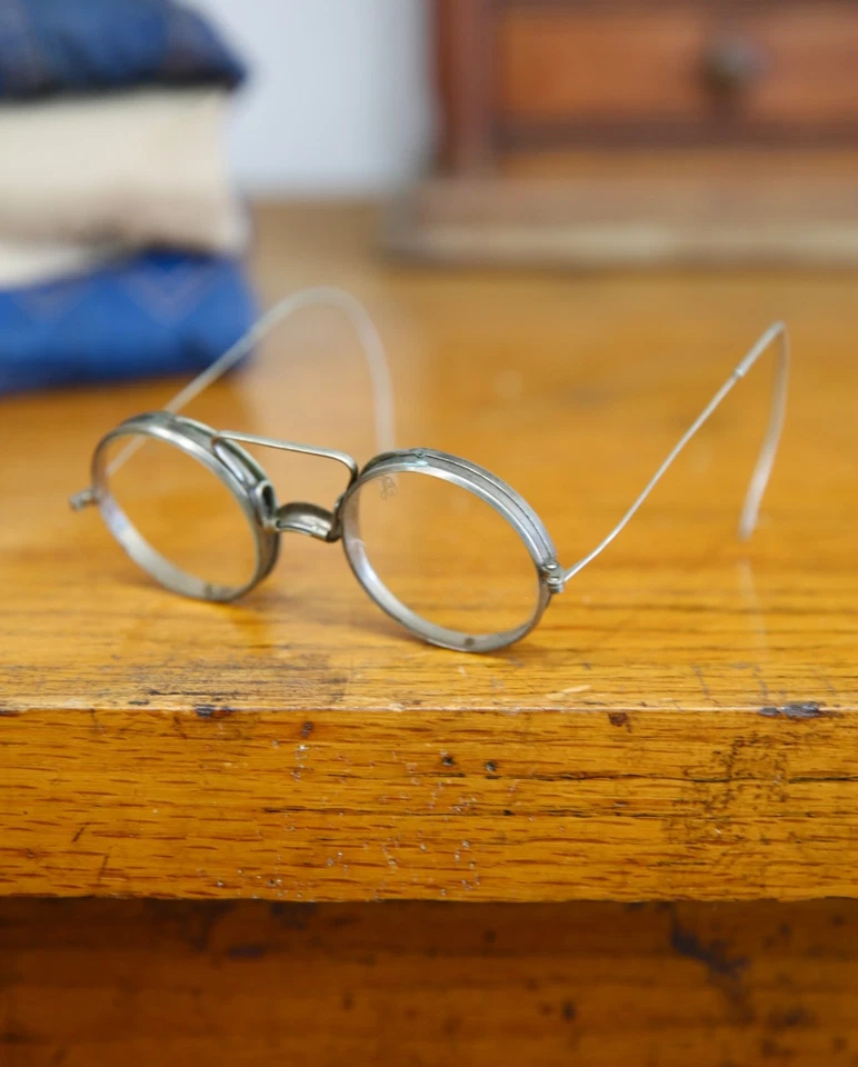 Gafas de seguridad vintage gafas de motocicleta Steampunk militares lentes de vidrio antiguas Foto 2 de 4