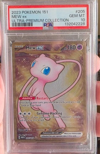 Mew EX Card 205/165 PSA 10 Gem Mint Scarlet & Violet 151