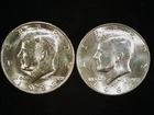 1983-P and D Kennedy Half Dollars (2 coins) AU++. Free Shipping!