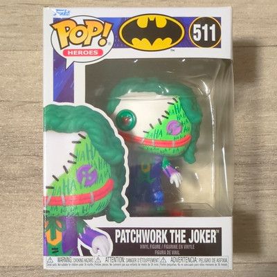 Funko Pop! Heroes Batman Joker Patchwork Vinylfigur Box #511 Mehrfarbig