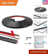 20ft Outside Vinyl Corner Trim Peel and Stick for Tile and Wall Edges, Furnit...