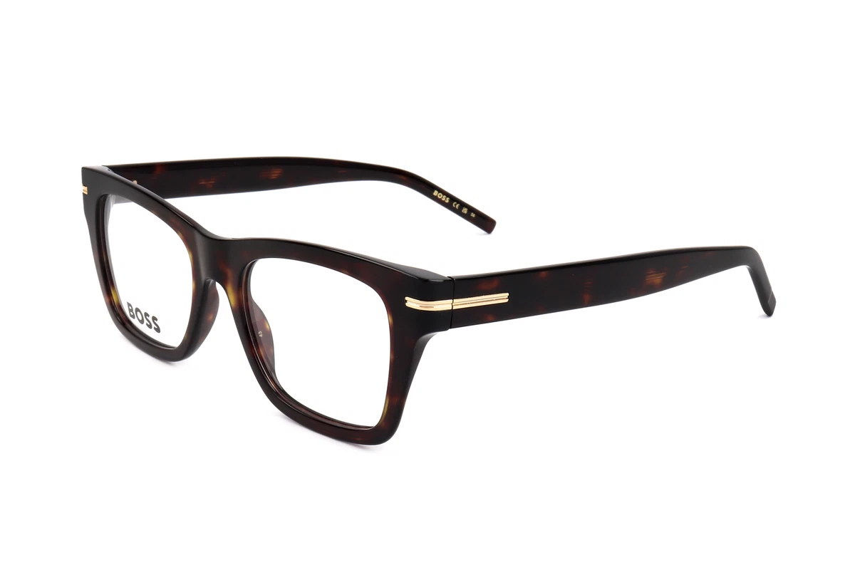 NWT Hugo Boss BOSS-1343/F-086-54 Eyeglasses HUGO BOSS Brown Square Sunglasses for Men for sale | eBay main image 4
