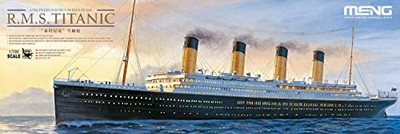 Meng Modell 1/700 R.M.S. Titanic mit LED, farbcodiertes Plastikmodell