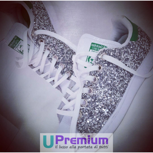 stan smith glitter trainers