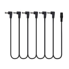 DC 6-Way Daisy Chain Cable For Electric Guitar Effect Pedal Power Adapter Cord