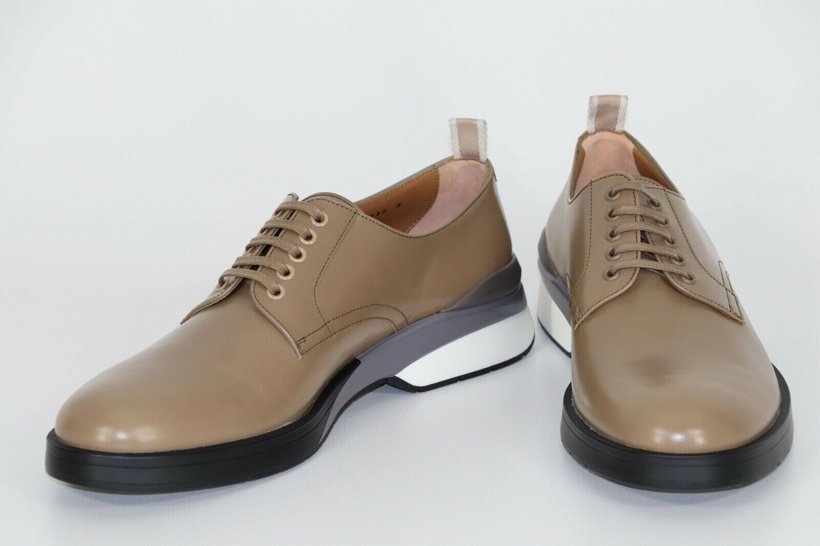 SAOLA Scarpe HUGO BOSS mod. Brera_Derb_bo taglia EU 43 US 10 marrone chiaro pastello