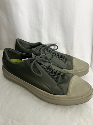 ECCO Flexure T-Cap Low Top Lace Up Sneaker Forest Green EU 44 US 10 Mens Shoe