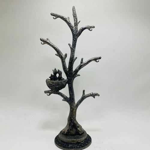 Vintage Spanisches Handarbeit Metall Baum Vogelnest Spanisch Spanien Vogelnest Retro - Bild 5 von 11