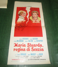 Mary, Queen of ScotsI 1972 LOCANDINA 13x28" Vanessa Redgrave & Glenda Jackson