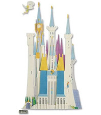 Disney Castle Dimensional Sticker  Tinkerbell American Crafts Scrapbook 