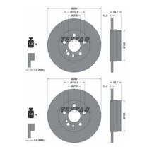 Disque de frein Mercedes 560