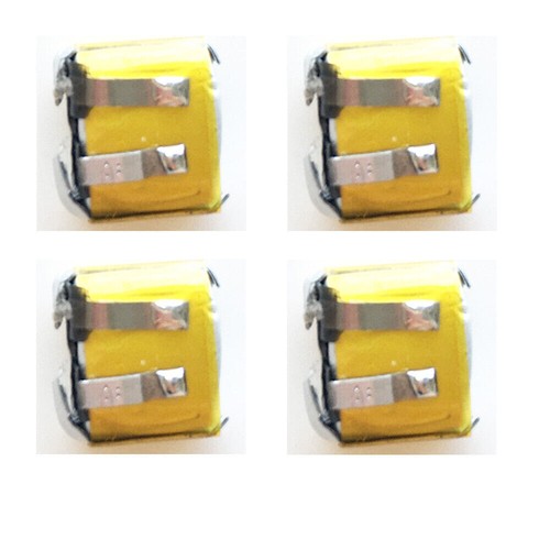 4 PCS 3.7V 40mAh 501012 Lipo wiederaufladbare Batterie für Bluetooth Kopfhörer m - Bild 1 von 4