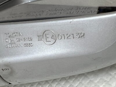 2003 TOYOTA CELICA RIGHT PASSENGER Side RH View Door Mirror E4