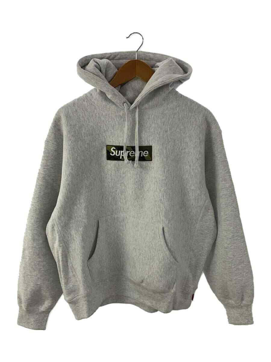 Supreme Box Logo Hoodie cotton gray S Used | eBay