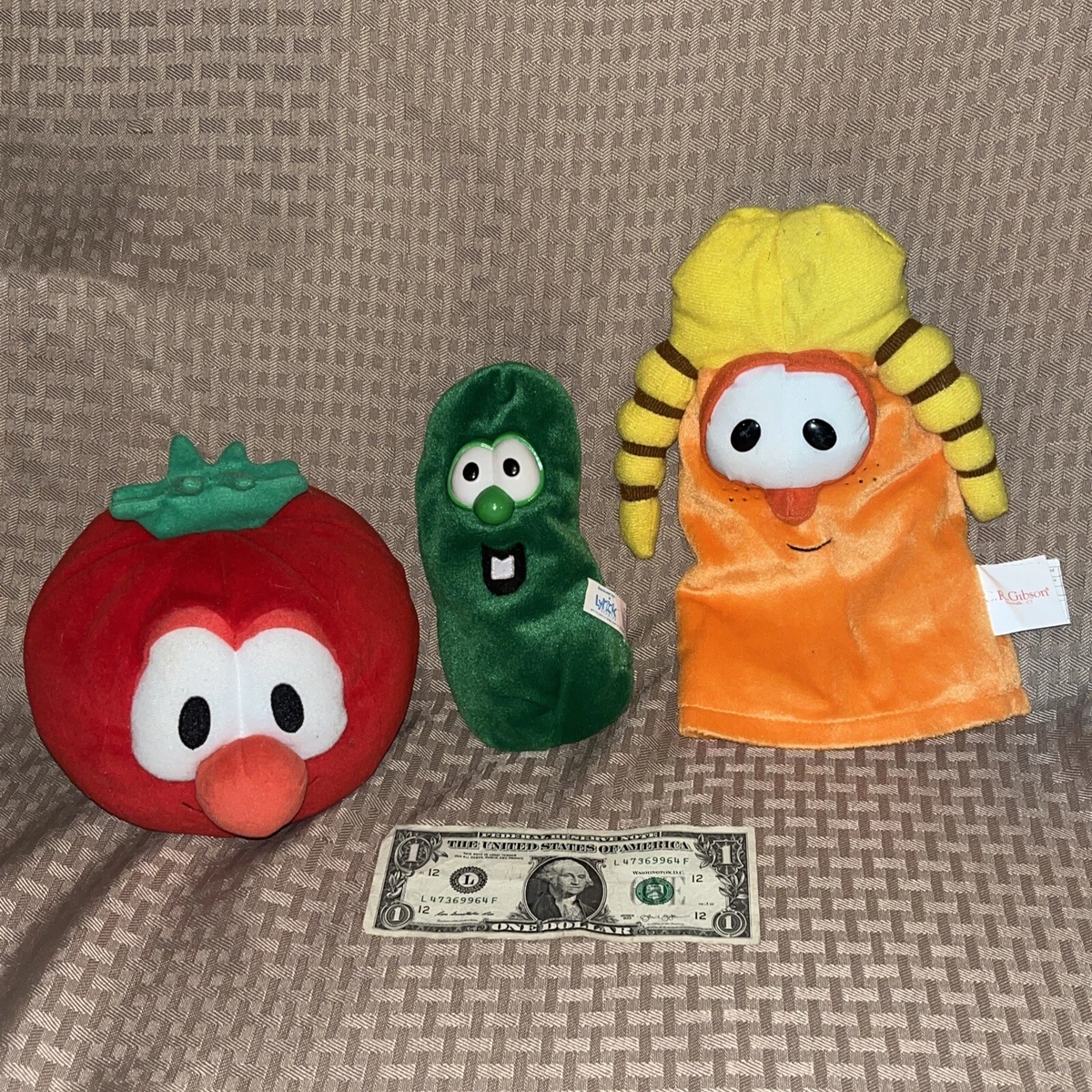 Veggie tales plush toys on sale