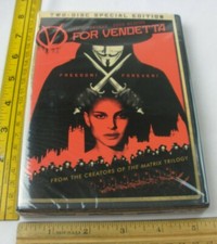 V for Vendetta Two-Disc Special Edition DVD Sealed NEW Warner Brothers