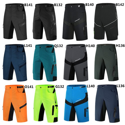 Pantaloncini MTB Pantaloni Ciclismo Uomo Pantalone Bici Tasca con cerniera  | eBay