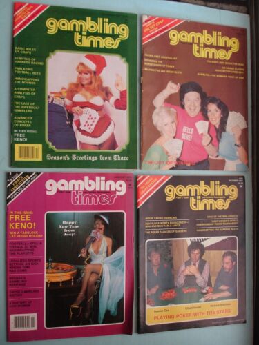 gambling times JUNE OCT DEC 1977 JAN 78 Girls of Vegas Tropicana