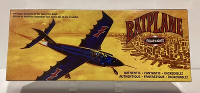 Batman Batplane Polar Lights Model Kit 6905 Playing Mantis DC Comics MISB SEALED