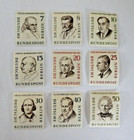 GERMANY RFA BERLIN 1957.  "FAMOUS BERLINIANS" 144/151 9v new**