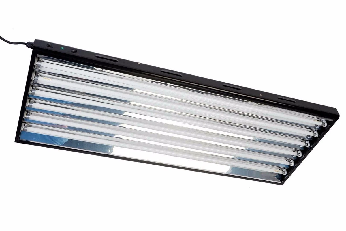 Hydroponics Propagation Plant Grow Light T5 Reflector Tube CFL