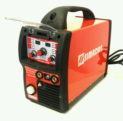 MIG TIG MMA/ARC SIMADRE 3IN1 IGBT SYNERGIC DIGITAL WELDING MACHINE 200 AMP 