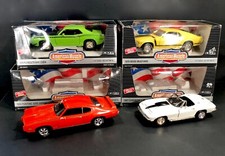 Vintage Ertl American Muscle Die Cast 70 Cuda 70 Mustang 69 Gto 67 Corvette Read