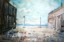 Antonio Asturi  ( famoso pittore napoletano)   Venezia Piazza San Marco
