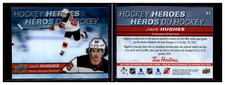 2021-22 Upper Deck Tim Hortons Jack Hughes Hockey Heroes H-1 Devils