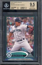 2012 TOPPS UPDATE BLACK #US245 ERASMO RAMIREZ GEM MT 9.5 BGS ROOKIE RC /61